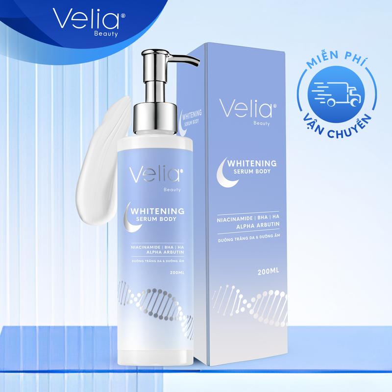 [ #06 DEAL GIÁ TỐT ] - Kem Dưỡng Trắng Da Toàn Thân Whitening Serum Body Velia Nữ 3