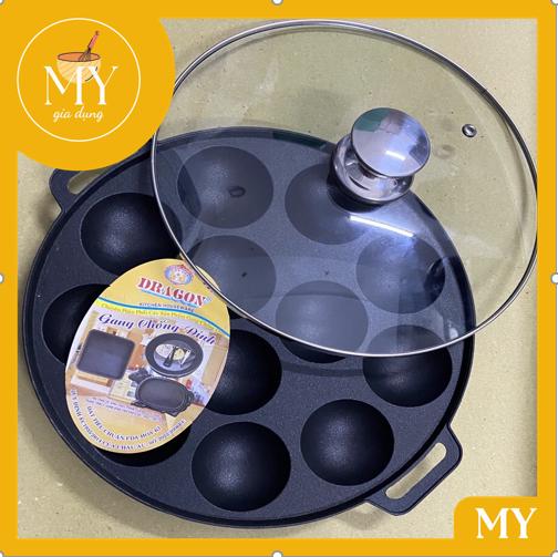 Khuôn Bánh Khọt Chống Dính vạn lợi( 10 - 12 lỗ )