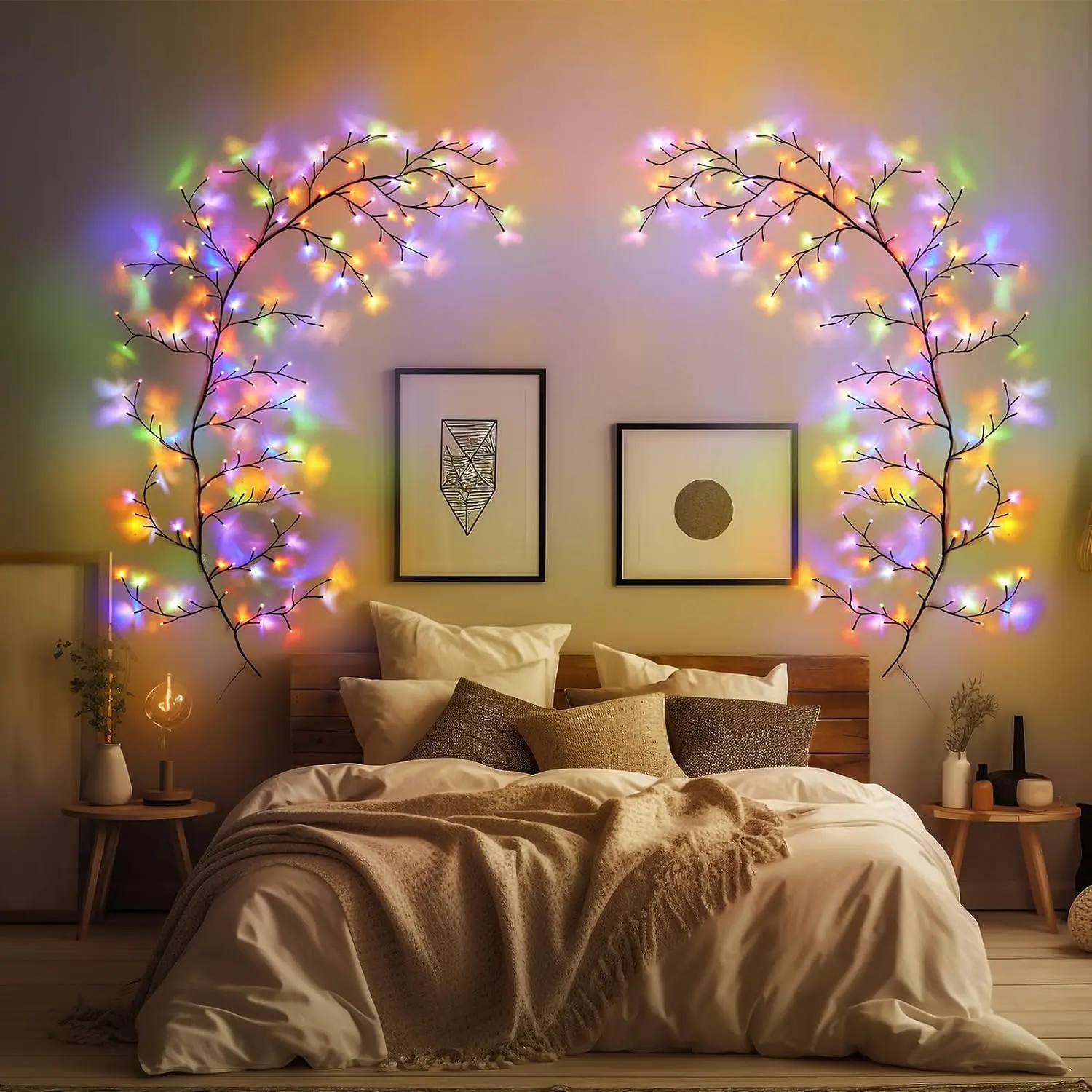 Home Decor LED Willow Vine Light, USB Powered Artificial Willow Branch String Light, Decorative Light For Home Wall Bedroom Living Room