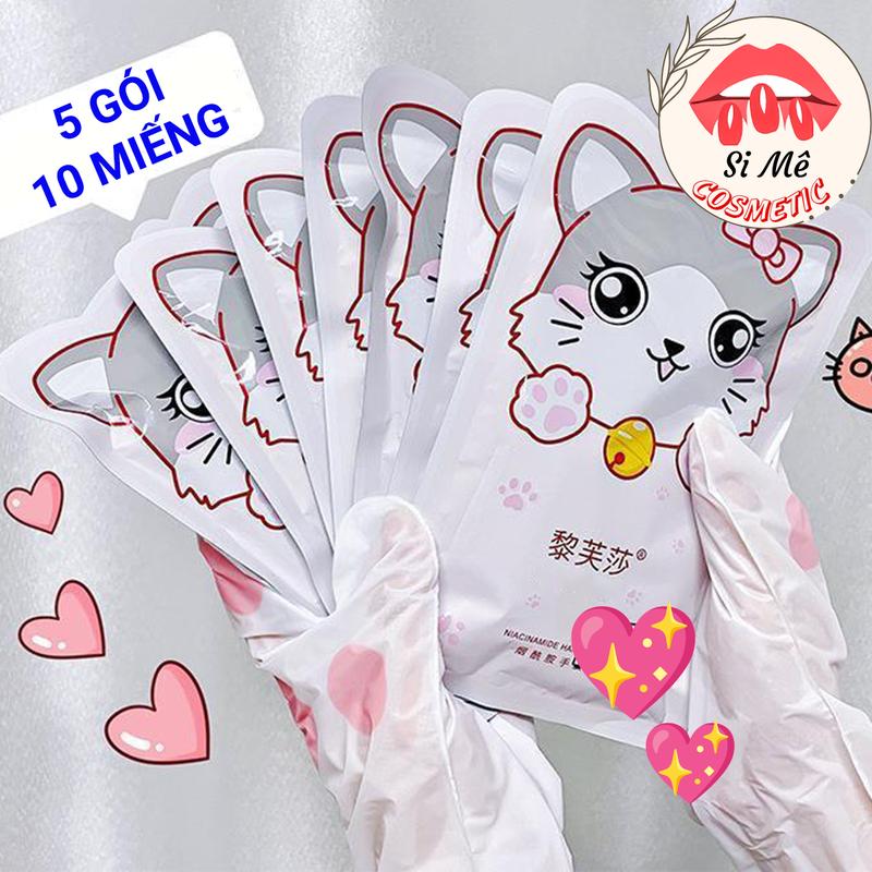 Product Introduction of [10 MIẾNG] COMBO 5 Gói Chứa 10 Miếng Mặt Nạ Dưỡng Da Tay LIFUSHA Niacinamide Hand Mask Hình Mèo Dễ Thương – Dưỡng Da Tay Sáng Mịn, Mềm Mại 6