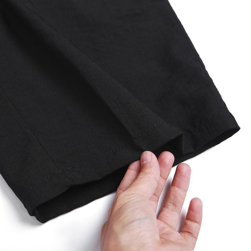 Bộ quần áo nam nữ vải đũi xước ngắn tay cao cấp Julido thoáng mát mùa hè Menswear 9