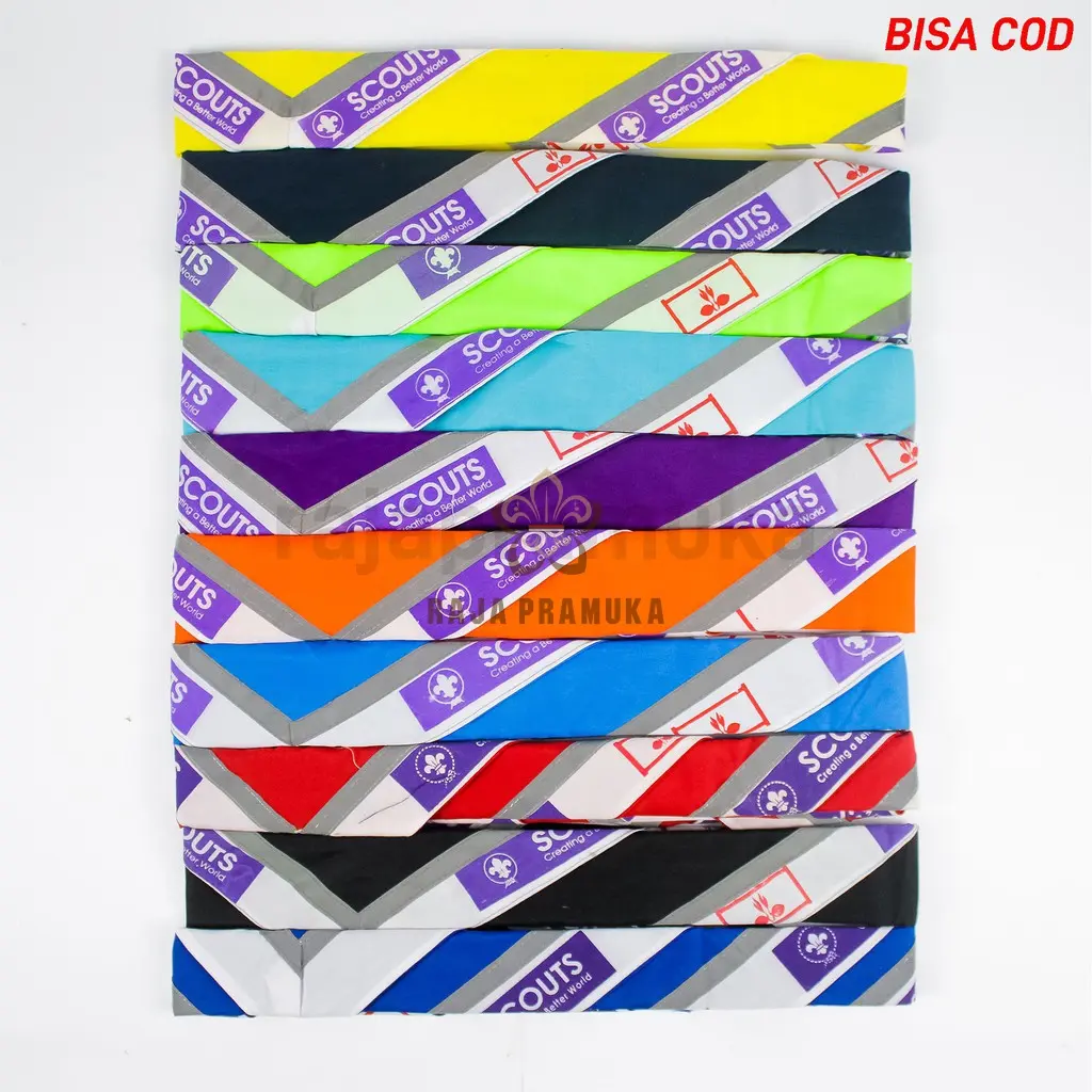 Scraf Pramuka Scout Scraft wosm Menyala Pramuka Scout Elegan Kain Syal