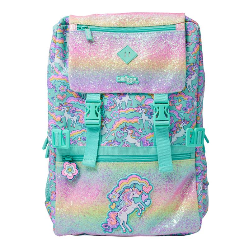 Product Introduction of Australian Smiggle Large Schoolbag Primary and Secondary School Children Backpack Children Outdoor Leisure Bag Large Capacity 7