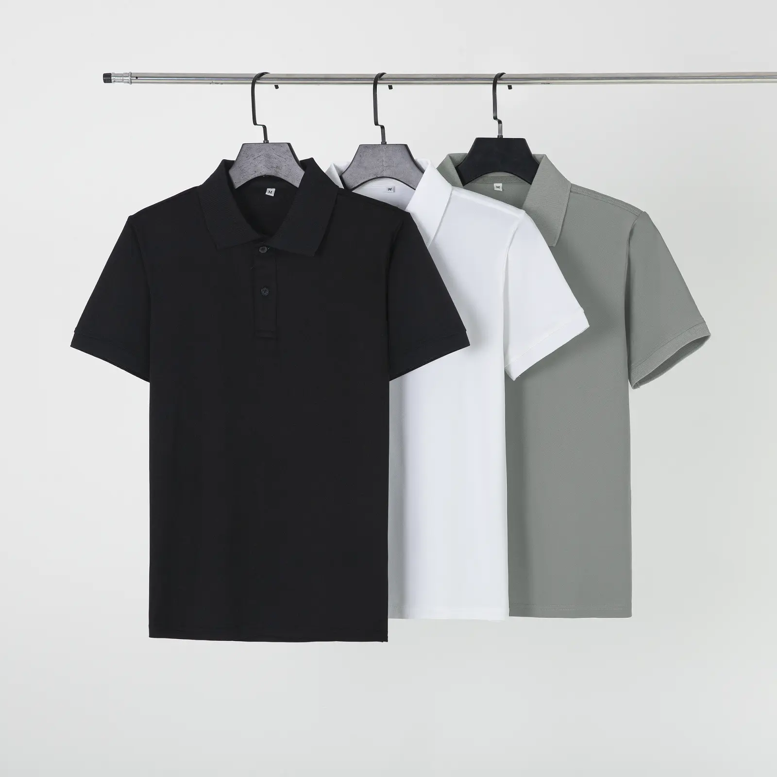 COMBO 3 Áo Thun Polo Nam Thời Trang, Chất Vải Cá Sấu Thoáng Mát Menswear Có Cổ Ngắn Tay, Tay Ngắn Shirt