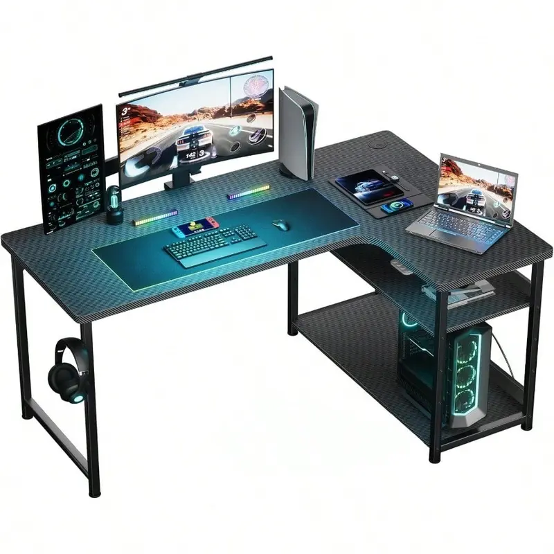 【特価商品】YeTom l字デスク ゲーミングデスク デスク 幅150cm pc Amazon | YeTom l字デスク ゲーミングデスク デスク 幅150cm pcデスク