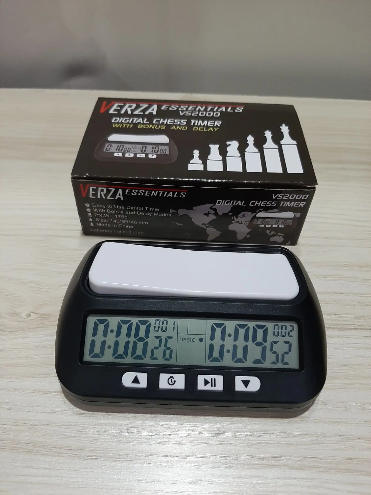 Verza  Chess Clock Essentials with Bonus and Display