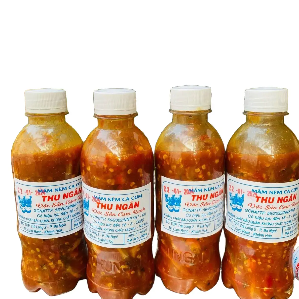 COMBO 4 CHAI MẮM CÁ CƠM (đặc sản cam ranh) TỔNG TRỌNG LƯỢNG 1KG 5
