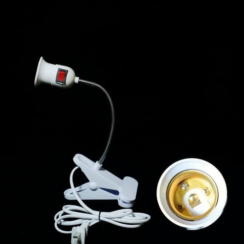 Adapter Converter Bulb Holder Bedside lampstand Lamp Base Light Socket Lamp Holder Clip lamp 1
