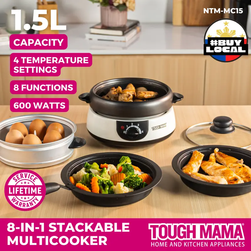 Tough Mama Kitchen Multi Cooker Tough Mama NTMRC-SS Stainless - Main Image