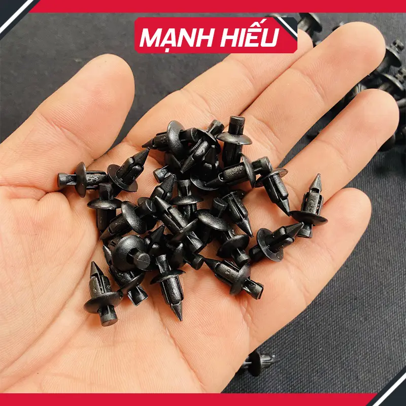 Ốc bấm dàn áo,chốt nhựa dàn áo xe máy 6Li, 8Li - phù hợp nhiều dòng xe trên thị trường