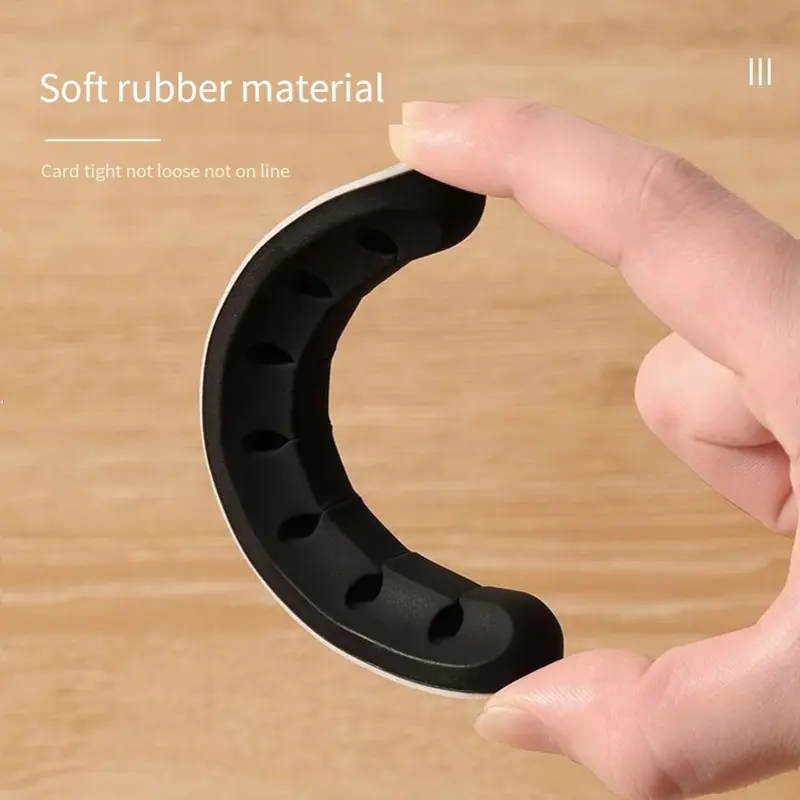 Dụng Cụ Sắp Xếp Dây Cáp Bằng Silicon, Cao Cấp, Dễ Dàng Quản Lý Dây Cáp Của Bạn, Sử Dụng Kẹp Để Bàn Và Quản lý, Thiết Kế Gọn Gàng 6