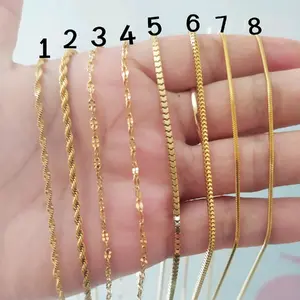 kalung wanita cantik mirip emas warna awet anti luntur anti hitam anti karat selamanya Titanium
