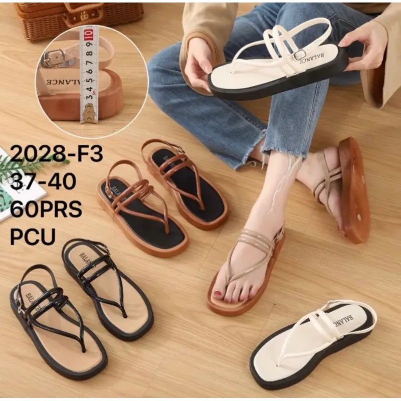 2028-F3 Sendal Jelly Import bahan PCu size 37-40 BMM Store ready barang ditoko