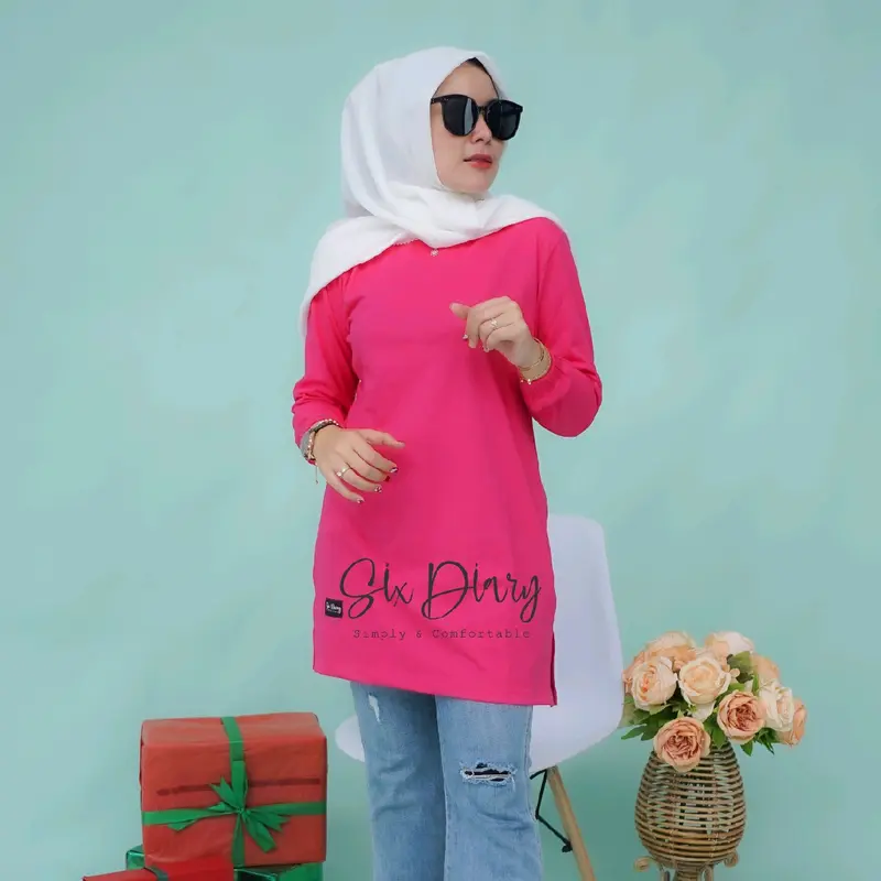 Kaos Tunik Six Diary Original Warna Terbaru 7