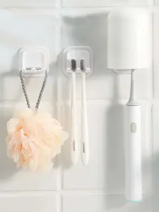 Tempat Rak Gantungan Holder Tempel Dinding Gelas Minum Sikat Gigi