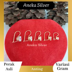 Anting Desi Variasi Perak 925 - Model Terbaru