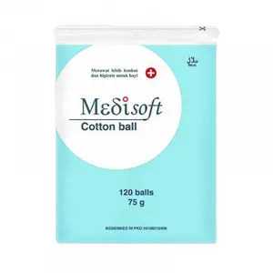 Medisoft Kapas Bulat Bayi / Bola Bayi Cotton Ball - 120 pcs