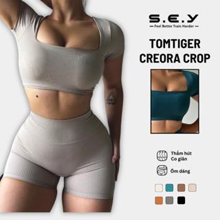 Áo Croptop Tập Yoga SEY CREORA mềm mịn nâng đỡ ngực dành cho nữ