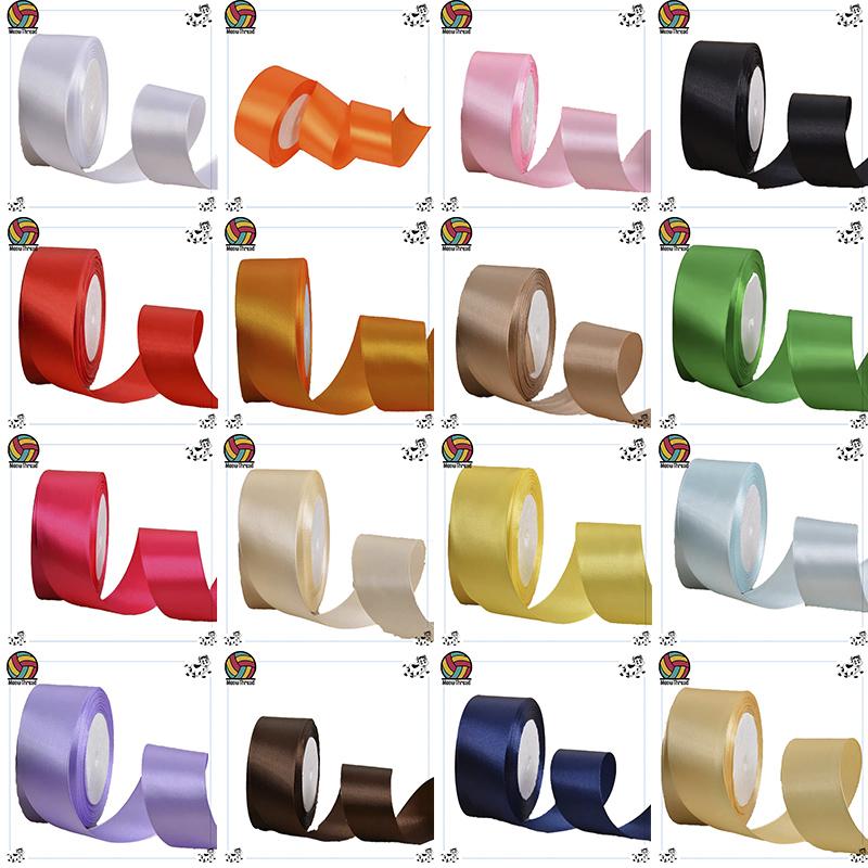 ริบบิ้น 4CM ยาว 22 เมตร ริบบิ้น ริบบินผ้าซาติน ริบบิ้นห่อของขวัญ