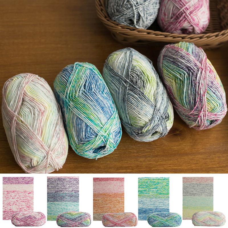 Product Introduction of 40g/roll Duan Dyed Acrylic Wool Yarn DIY Woven Knitting Sweater Sock Scarf Colorful Crochet Yarn Sewing 10