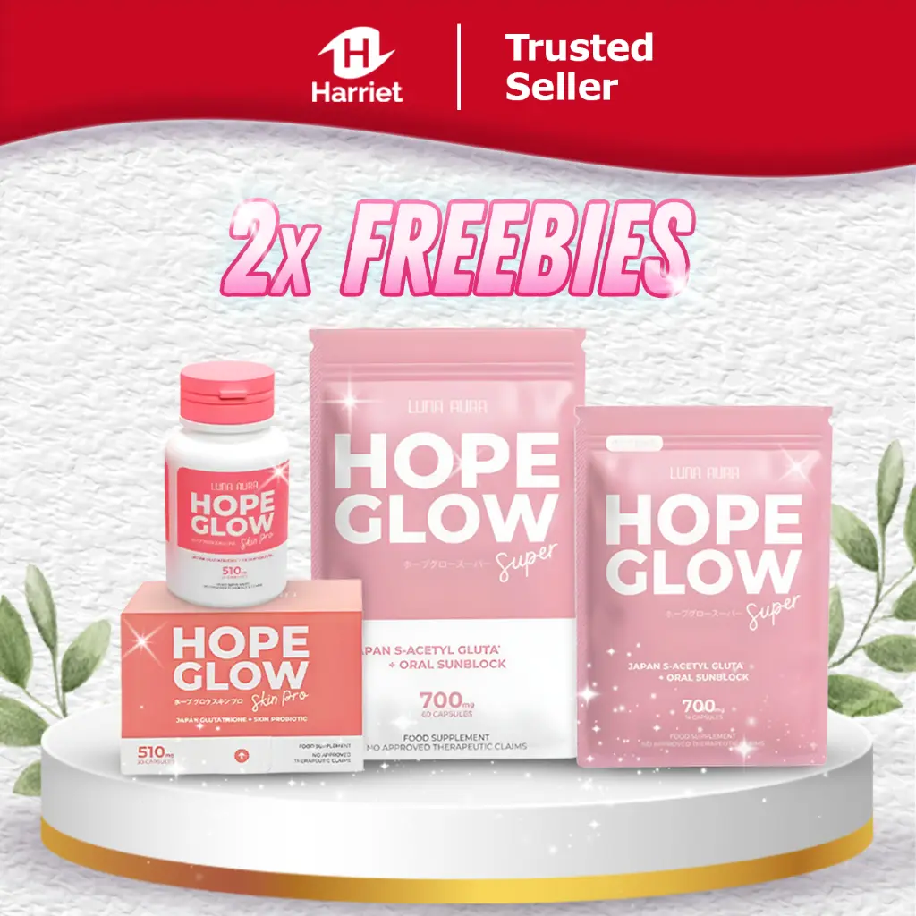 LUNA AURA Hope Glow Super Biggie 60 Caps S-Acetyl Glutathione Oral Sunblock Intense Whitening - TikTok Shop Philippines LUNA AURA Hope Glow Super Biggie 60 Caps S-Acetyl Glutathione Oral Sunblock Intense Whitening - TikTok Shop Philippines
