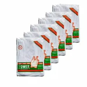 Kaos Dalam Pria Singlet Harian Polos Size M,L,XL,XXL Putih Dewasa Oblong Katun