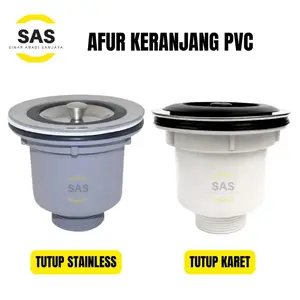 [SAS] Afur Keranjang PVC Saringan Bak Cuci Piring Wastafel Sink Plastik Avur