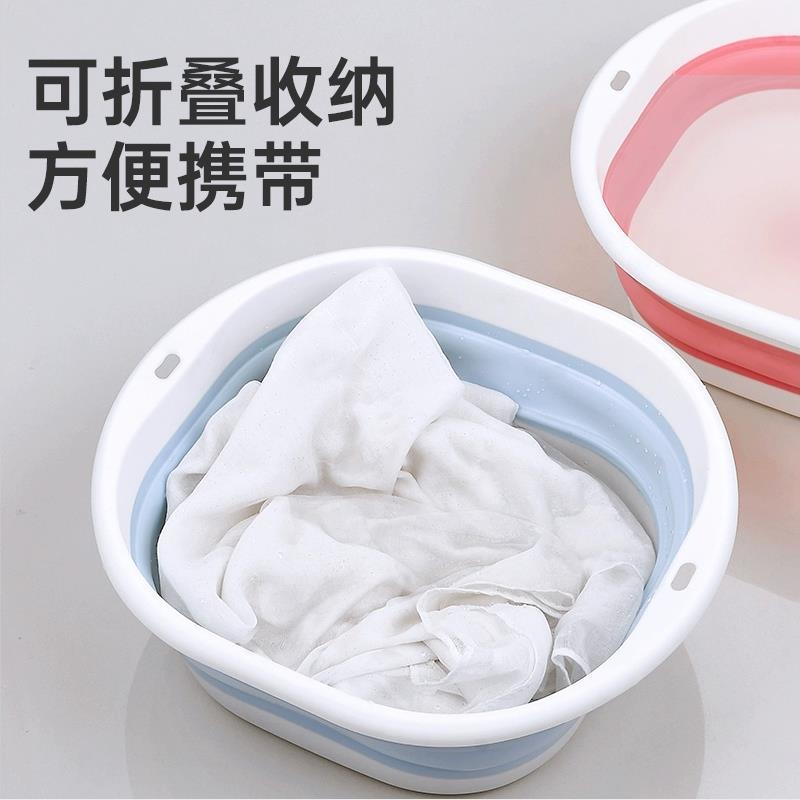 Foldable Large Wash Basin for Home Use, Student Dormitory, Baby Basin, Portable Compressed Travel Small Laundry Basin 3