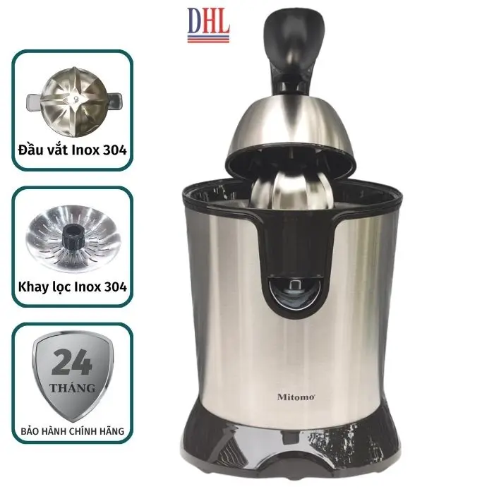 Máy vắt cam, máy ép cam Mitomo VC-55 Pro cao cấp chính hãng bảo hành 24 tháng 0