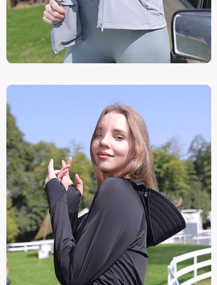 Product Introduction of [95% Positive Rating] UPF50+ Original Yarn Sun Protection Clothing for Women 2024 New Summer Thin UV Protection Ice Silk Breathable Sun Protection Shirt 16