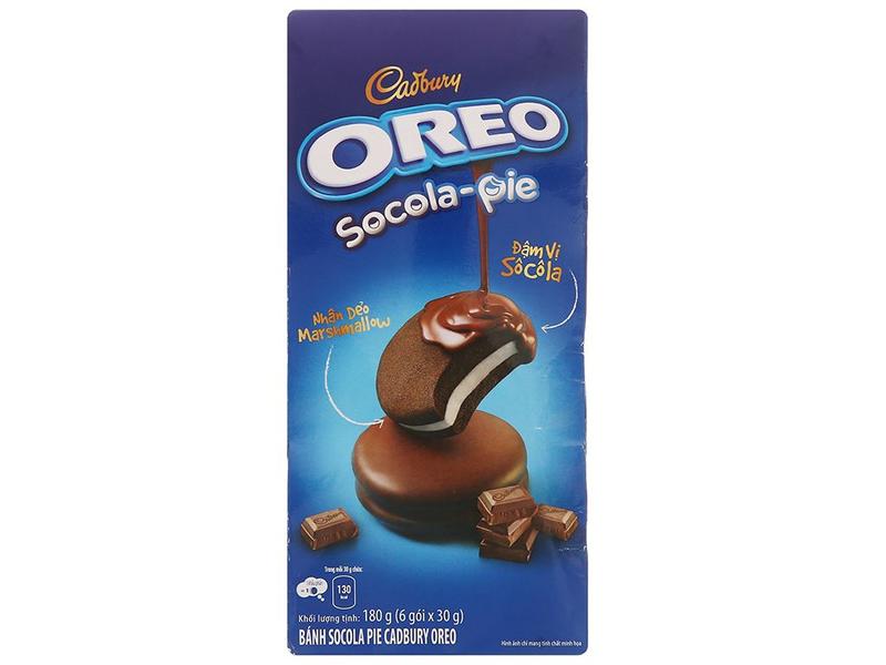 BÁNH SOCOLA PIE OREO NHÂN MARSHMALLOW 180G 2
