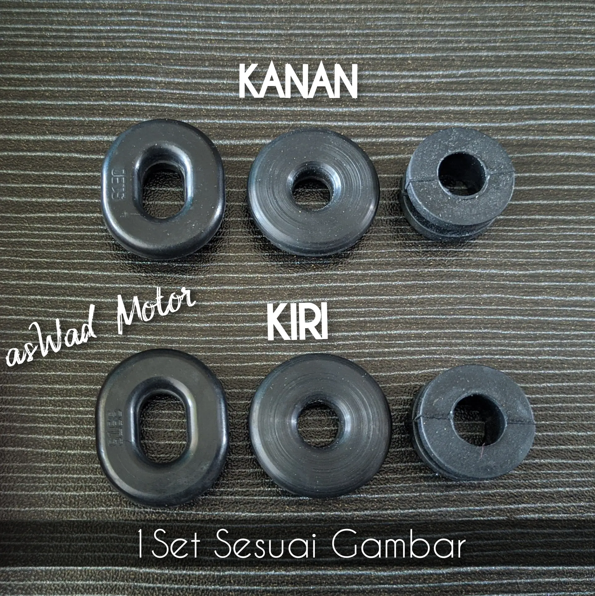 1Set Karet Box Accu Tiger / Karet Grommet Cover Accu Honda Tiger / Karet Cover Body Dop Accu / Karet Dop aki Tiger