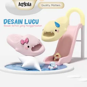 Angola Shop Sendal Rumah Karet EVA H14 Sandal Santai/Sendal Kamar mandi Hiu Slip On Anti Licin Super Empuk Anti Pegal