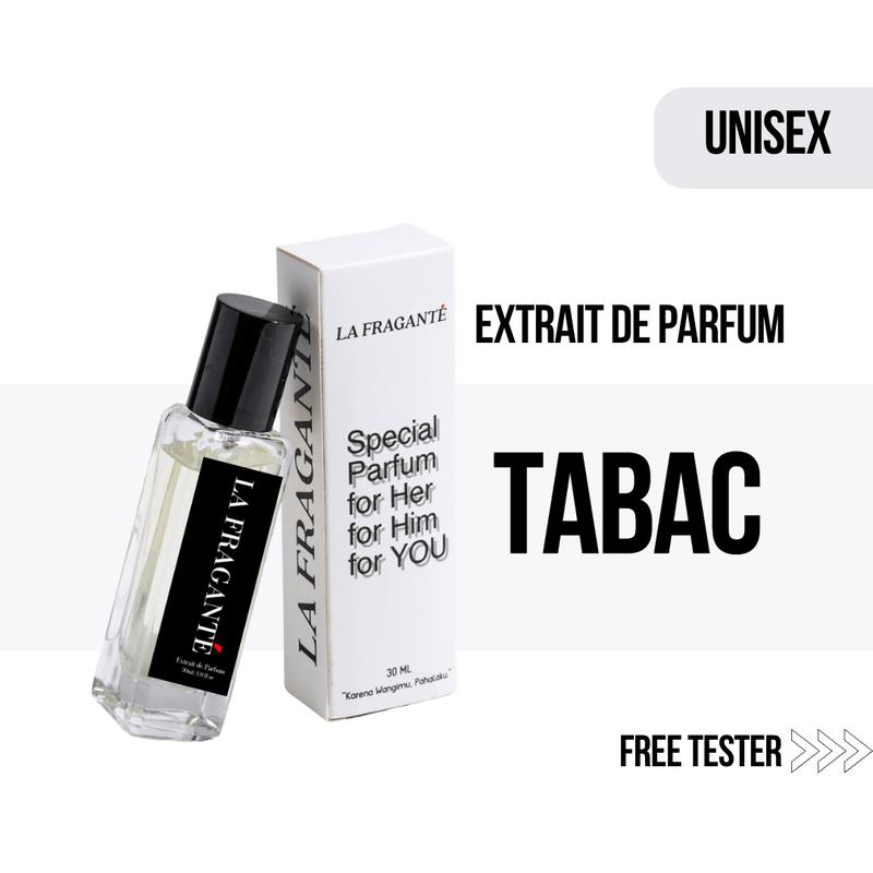 Parfum Pria dan Wanita Tabac Tahan Lama 12 Jam Aroma Original  - Lafragante Perfume for Unisex 1