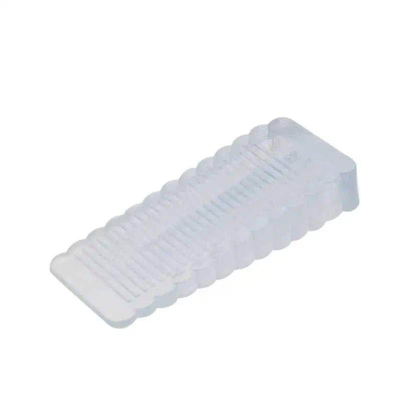 Product Introduction of Silicone Door Stopper Reusable Shock Absorbent Block Wedge Doorstops Door Handle Stopper Home Office Door Anti-collision Stopper 26