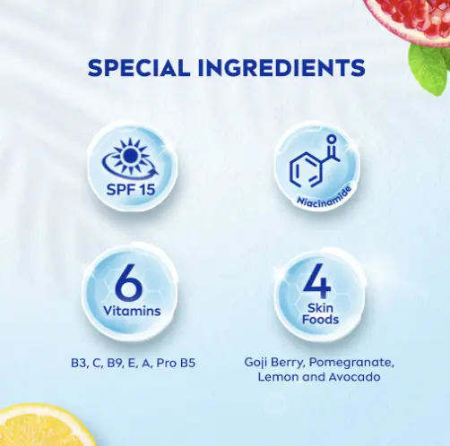 【BPOM】NIVEA Extra Bright Body Serum 10 Super Vitamin & Skin Food + Niacinamide SPF15 180mL 2