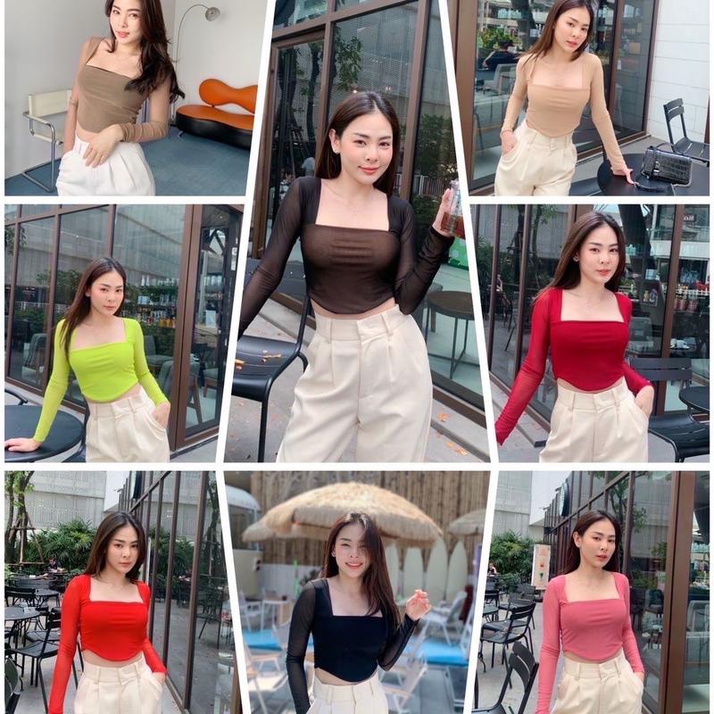 CROP TILE LENGAN PANJANG IMPORT BANGKOK/ATASAN TILE IMPORT BKK 0