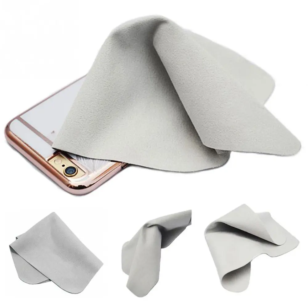 1/5PCS Superfine Phone Household Camera DSLR Microfiber Lens Glasses Cleaning Cloth