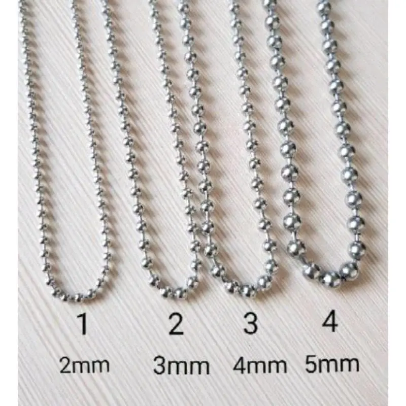 Kalung Biji Lada Pria/Wanita Liontin