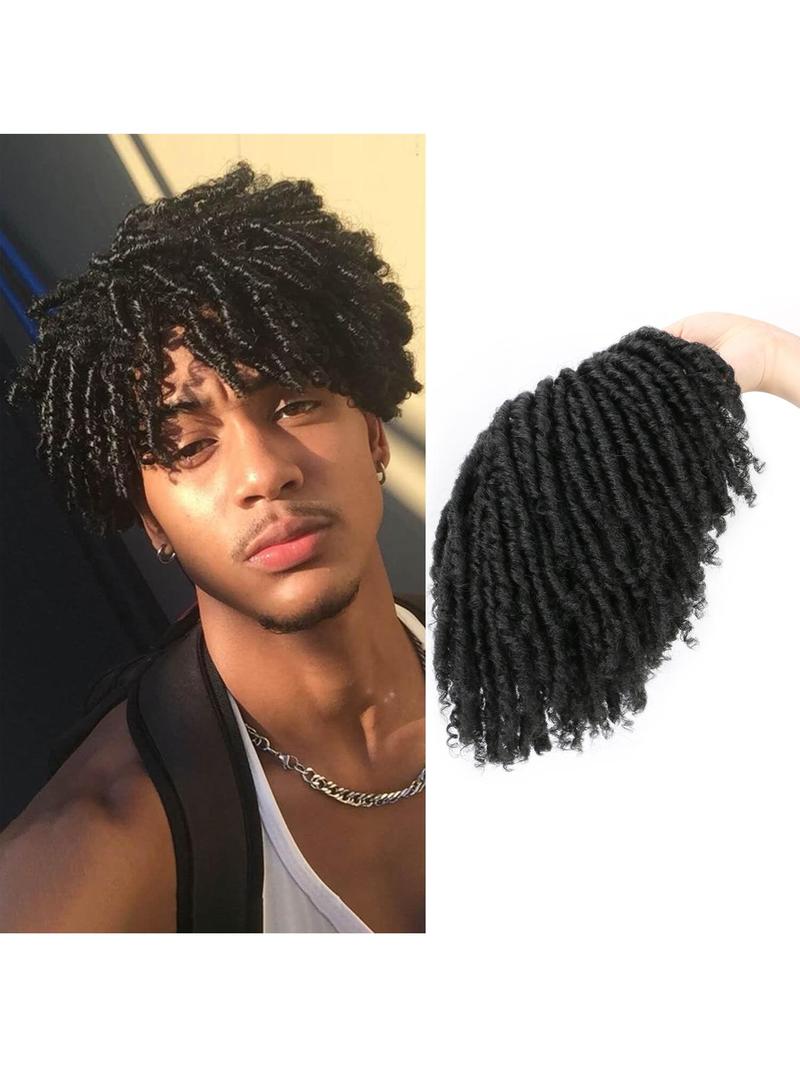 Product Introduction of 6 Inch Short Dreadlock Wigs for Men, Natural Looking Afro Wig Men Dreadlock Hair with Clips in Braided Half Wigs, Short Synthetic Dreadlock Wig for Party Photography, Braided Wigs Hairstyle Ideas 2