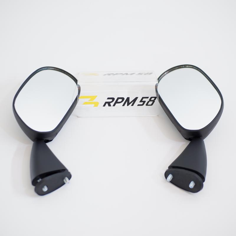 Spion Kawasaki Ninja KRR RR OLD NEW Kiri Kanan + Karet ORIGINAL 56001-1479 + 56001-1480 Accessories Foto 1