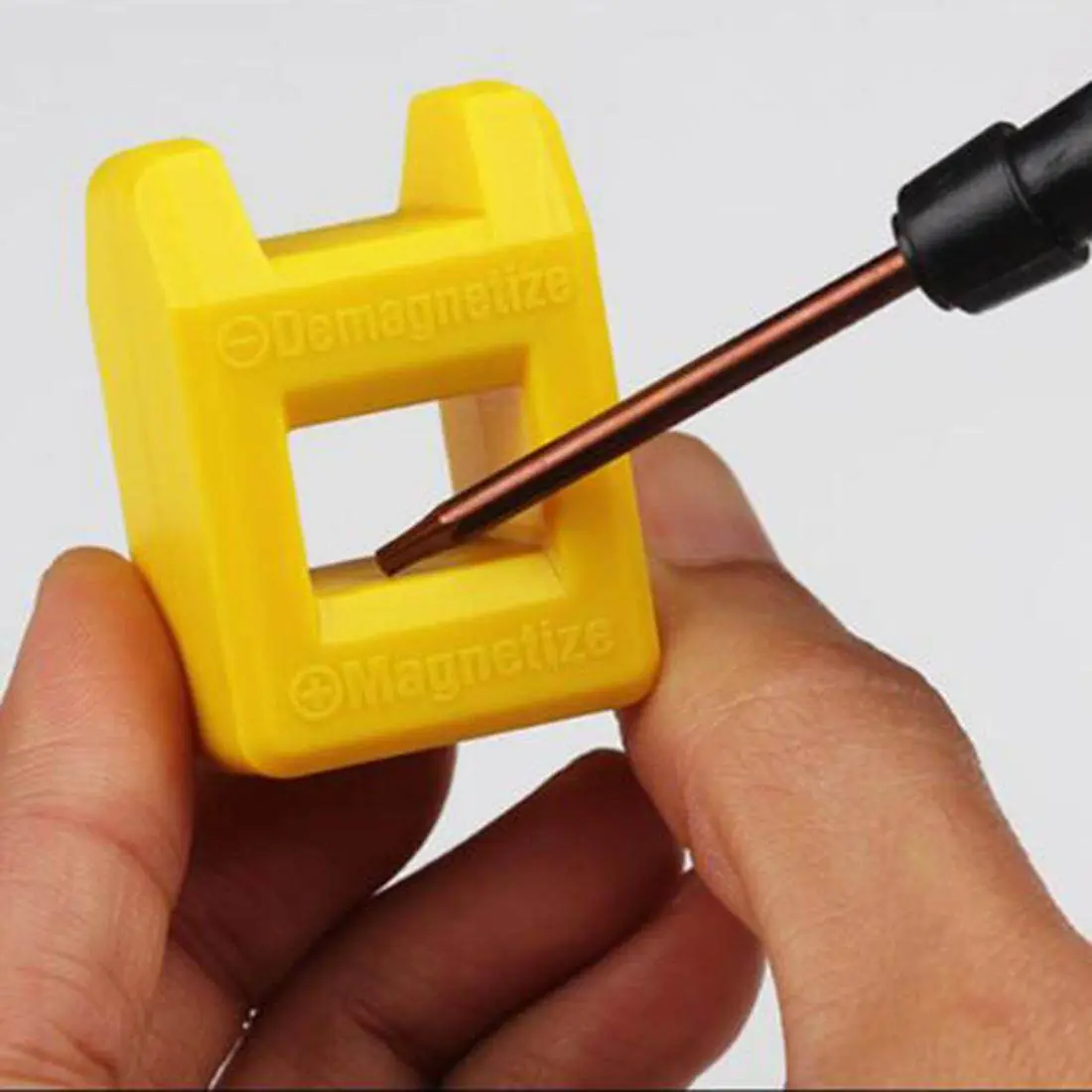 Magnetizer Demagnetizer 2 in 1 Tool Screwdriver Magnetic High Quality Colour Send Random Mini - Fast (yellow)