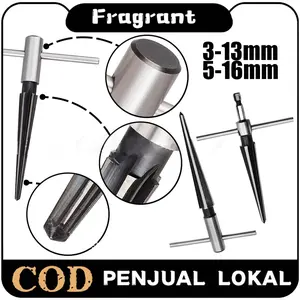 Hand Taper Reamer Multifungsi 3-13mm/5-16mm Taper Reamer Alat Pembesar Lubang Manual