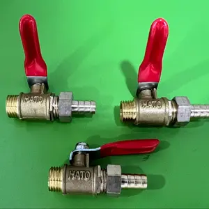 Kran Compresor Hato 1/4" Kuningan / Kran Hato Compresor