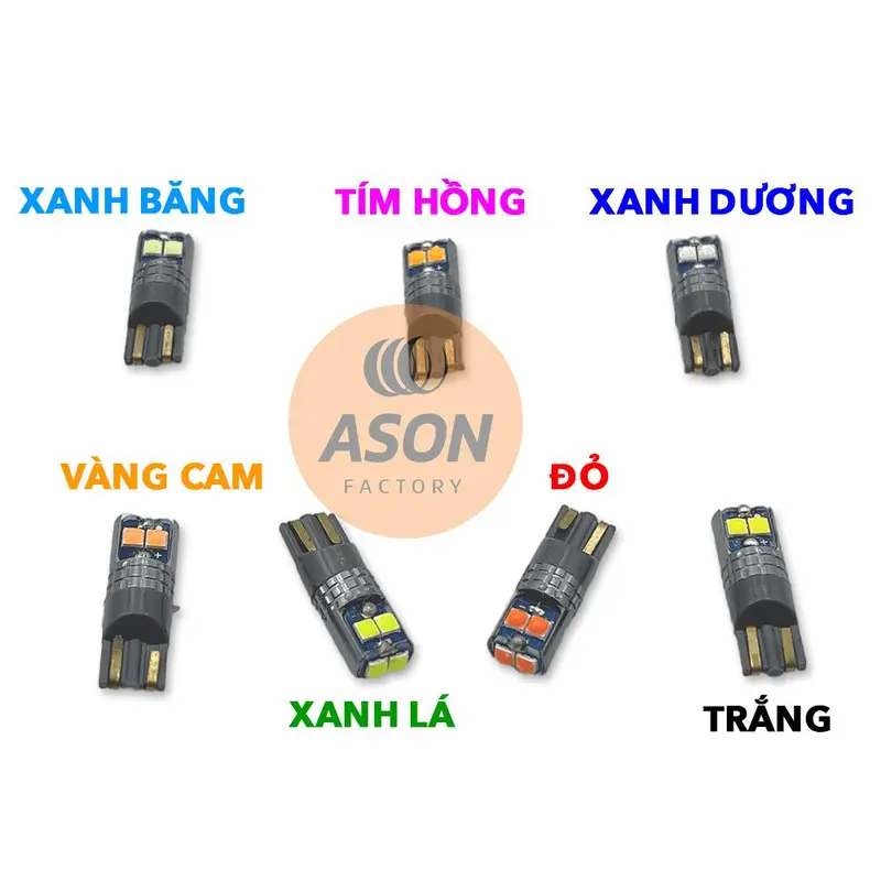 [T10-6XIN] Bóng LED CREE 3030 max sáng điện áp rộng DC12v TỚI 24v lắp demi, xi nhan 5