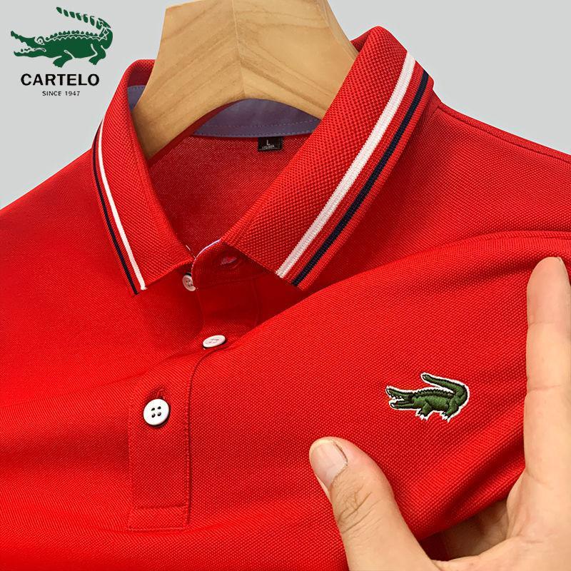 Áo Polo Nam ngắn Tay Hàng Mới Về, Thích Hợp Cho Mùa Hè, Thêu, Cổ Áo Công Sở, Áo Thun Cổ Bẻ Dáng Rộng Thời Trang Menswear Shirt 0