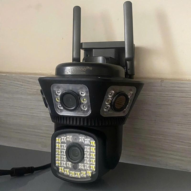 Camera Wifi 4 Mắt 3 Khung Hình 12Mpx Yoosee F54D Hỗ Trợ Đàm Thọai 2 Chiều, Xoay 360 Độ 5