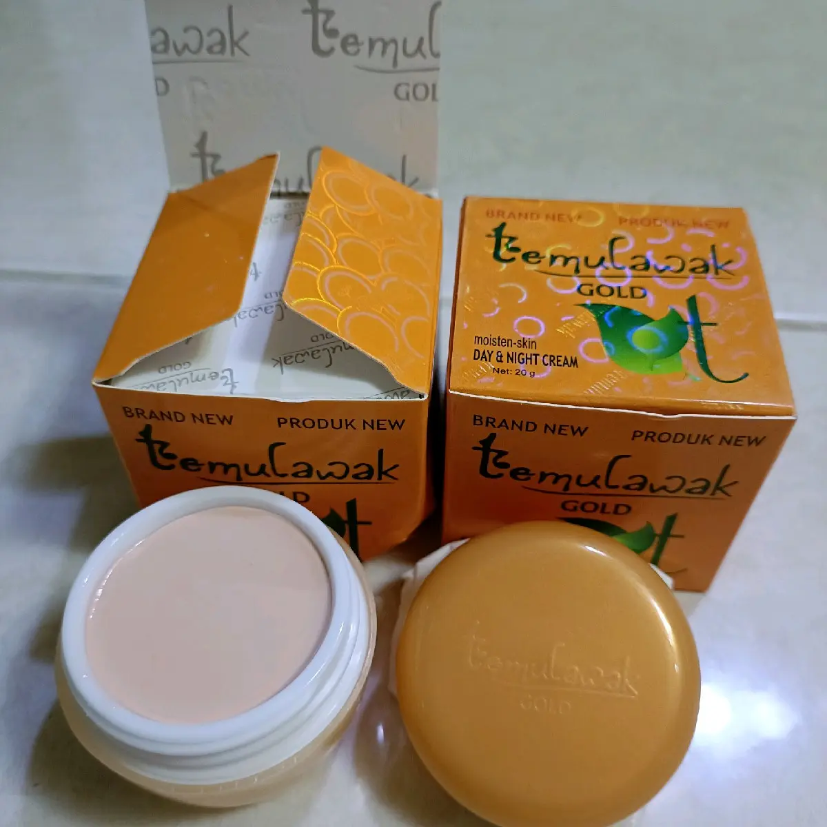 cream temulawak gold original