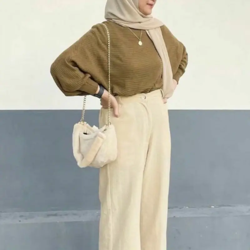 Atasan Baju Batwing Dewasa Rajut PREMIUM Knitwear Sweater Wanita 2
