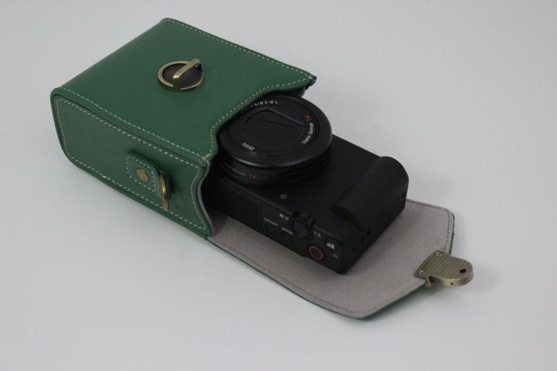 Product Introduction of Suitable for Canon G7x2/3 Protective Leather Case Sony Black Card Rx100m7 Zv1 Ricoh GR3 Camera Bag Crossbody 2